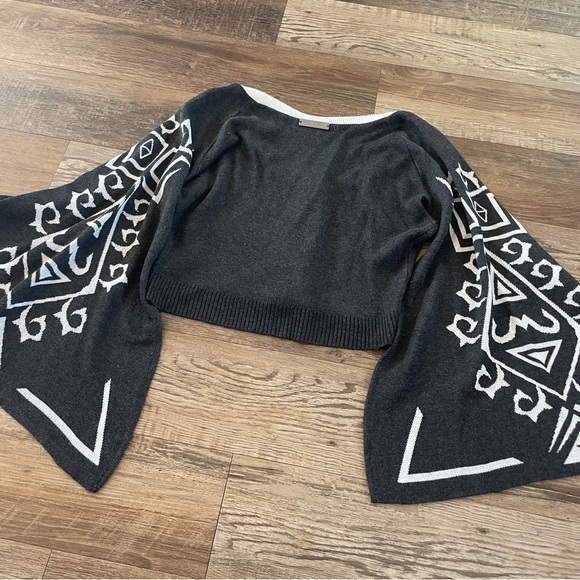 Elhoffer bell sleeve crop goth cardigan M - Picture 6 of 13